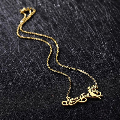 Fairy Angel Personalized Necklace