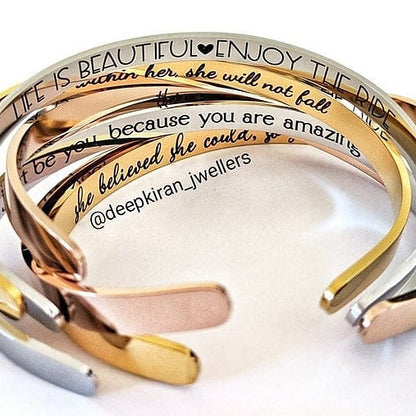 Hand Cuff- Both Side Engraved