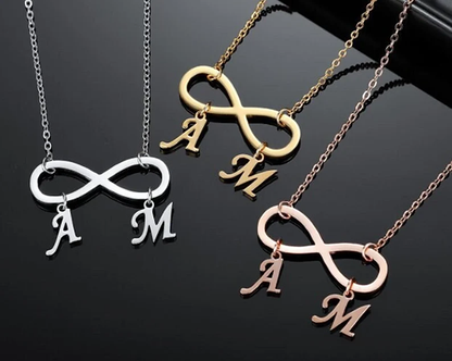 Custom Initials Necklace, Two Letter Necklace, Wedding Gift