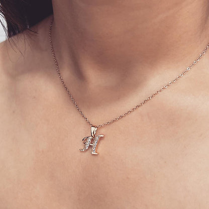 Initial Necklace | Stone Necklace