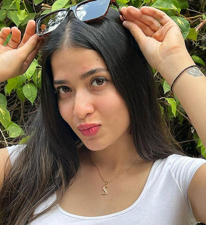 Initial Necklace | Stone Necklace