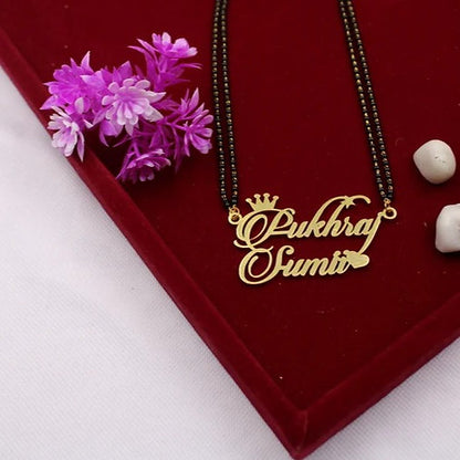 Cursive Name Chain  Mangalsutra