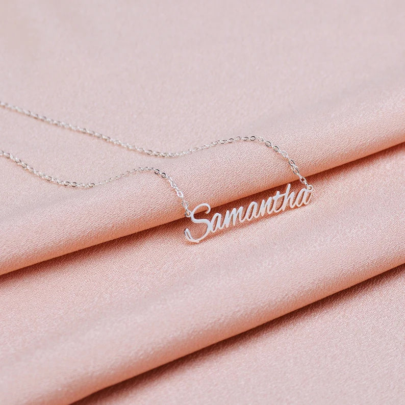 Silver Name Necklace | Silver Chain | 92.5 Pure Silver Necklace