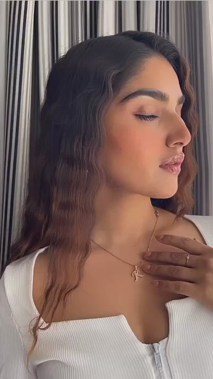 Initial Necklace | Stone Necklace