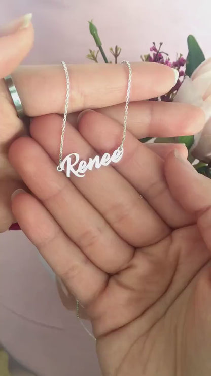 Silver Name Necklace | Silver Chain | 92.5 Pure Silver Necklace